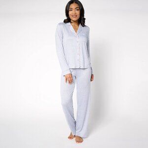PJ Salvage X Cozy Zoe Butter Jersey Notch Collar PJ Set - Size XS